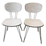 Set of 2 Formica chairs
