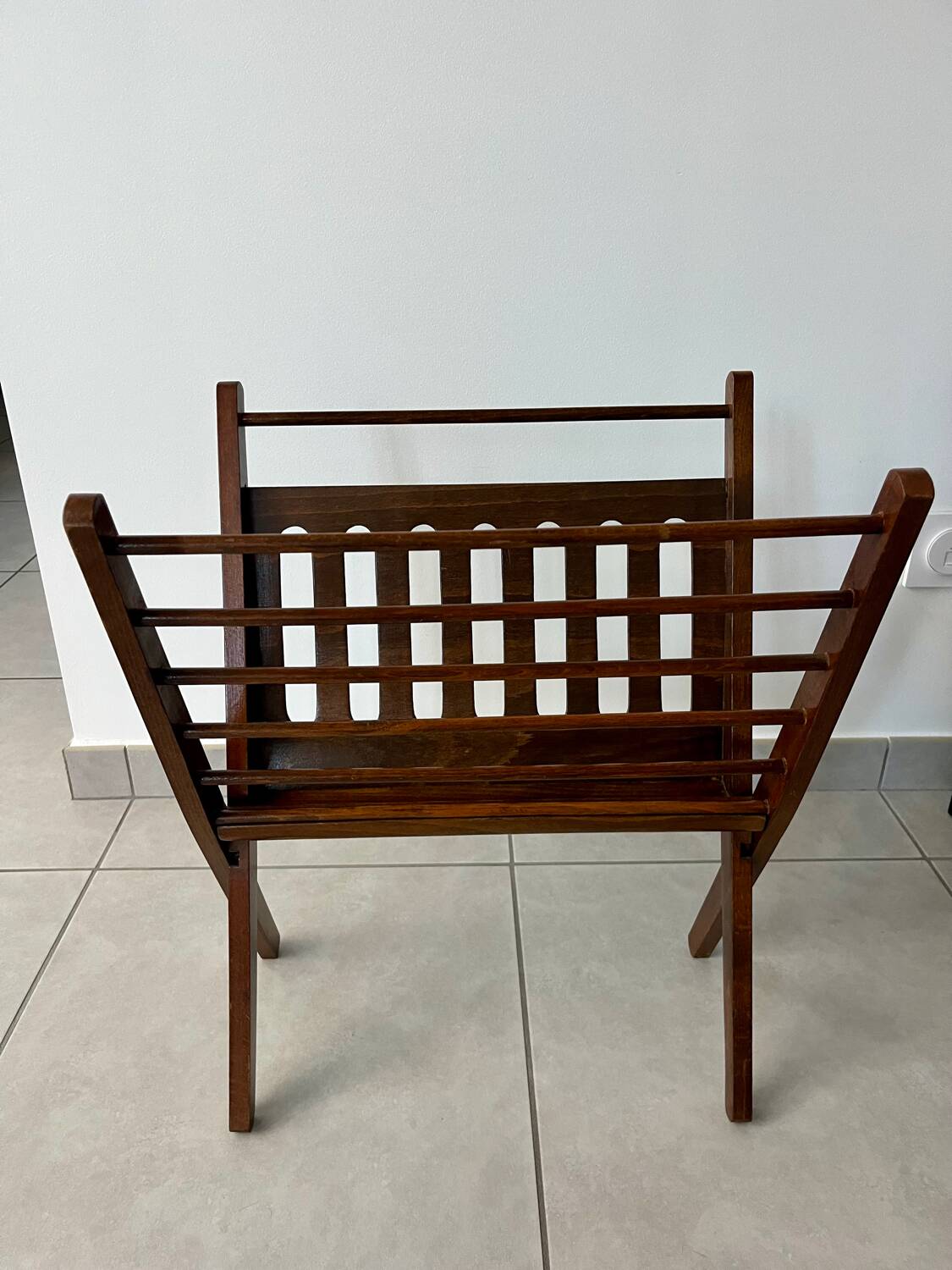 Vintage Cees Braakman magazine rack