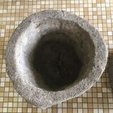 Pair of concrete planters