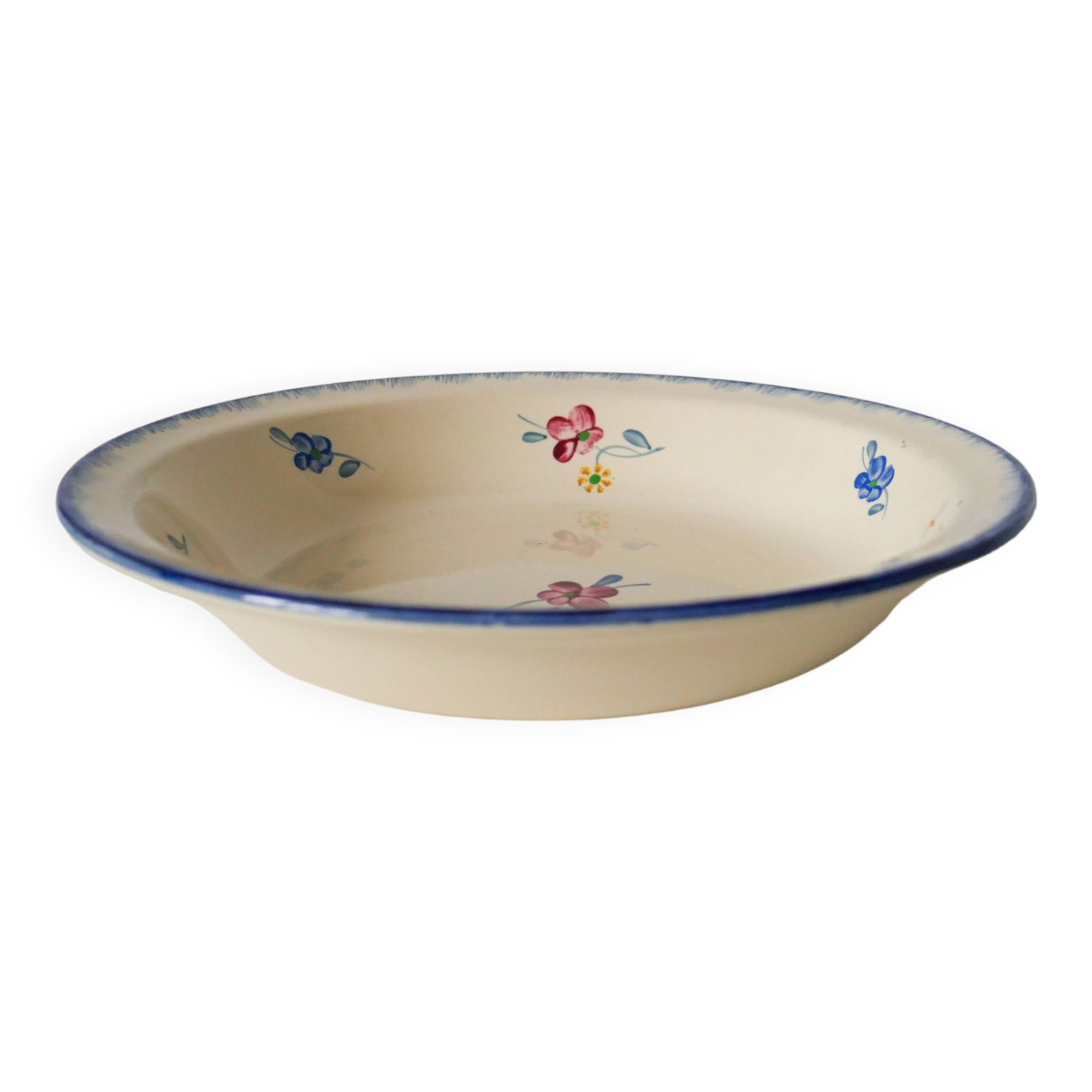 Hollow dish digoin sarreguemines model "mary-lou" 1940