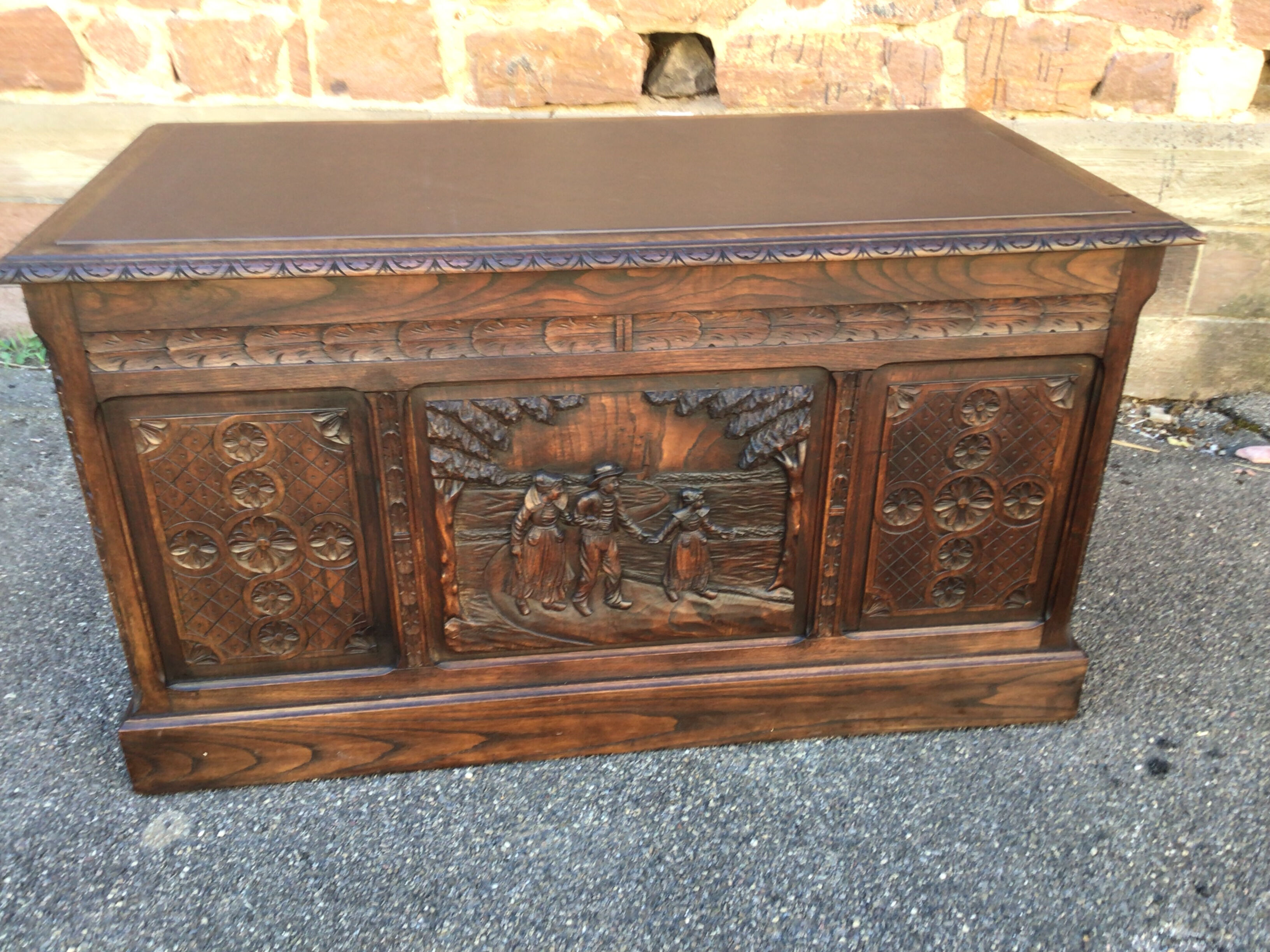 Minister's office oak style henri ii breton 1900s