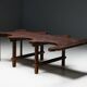 Table Organique Rustique De Forme Libre, France, Fin 19ème Siècle