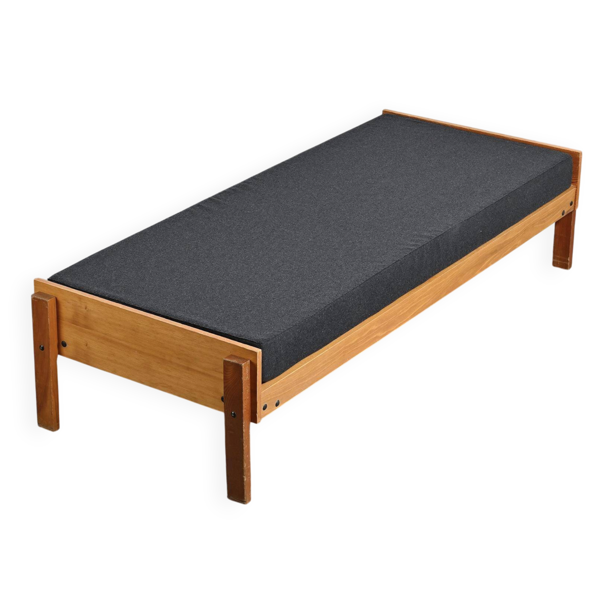 Lit banquette par Pierre Guariche, La Plagne, vers 1965