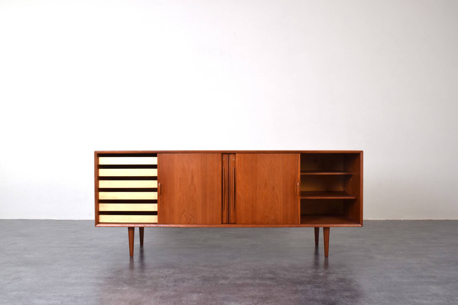 Mid-Century Danish Teak Sideboard, 1960s.