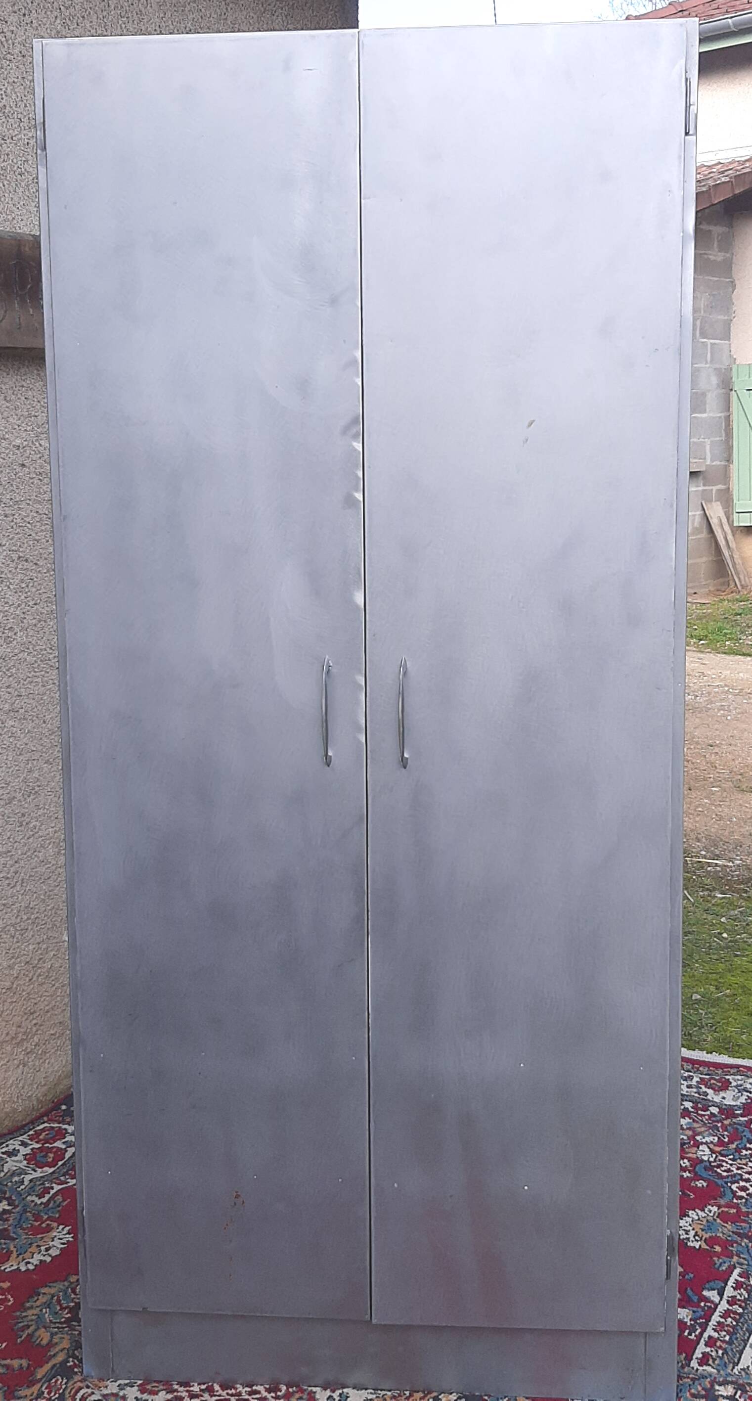 Metal kitchen cabinet
