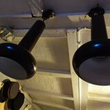 Space age, 3 brown Lita pendant lights