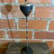 Vintage Cast Iron Stand Ashtray + Chrome Metal Arm