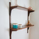 Étagères murales danoises en palissandre
