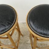 Pair of vintage bentwood bar stools