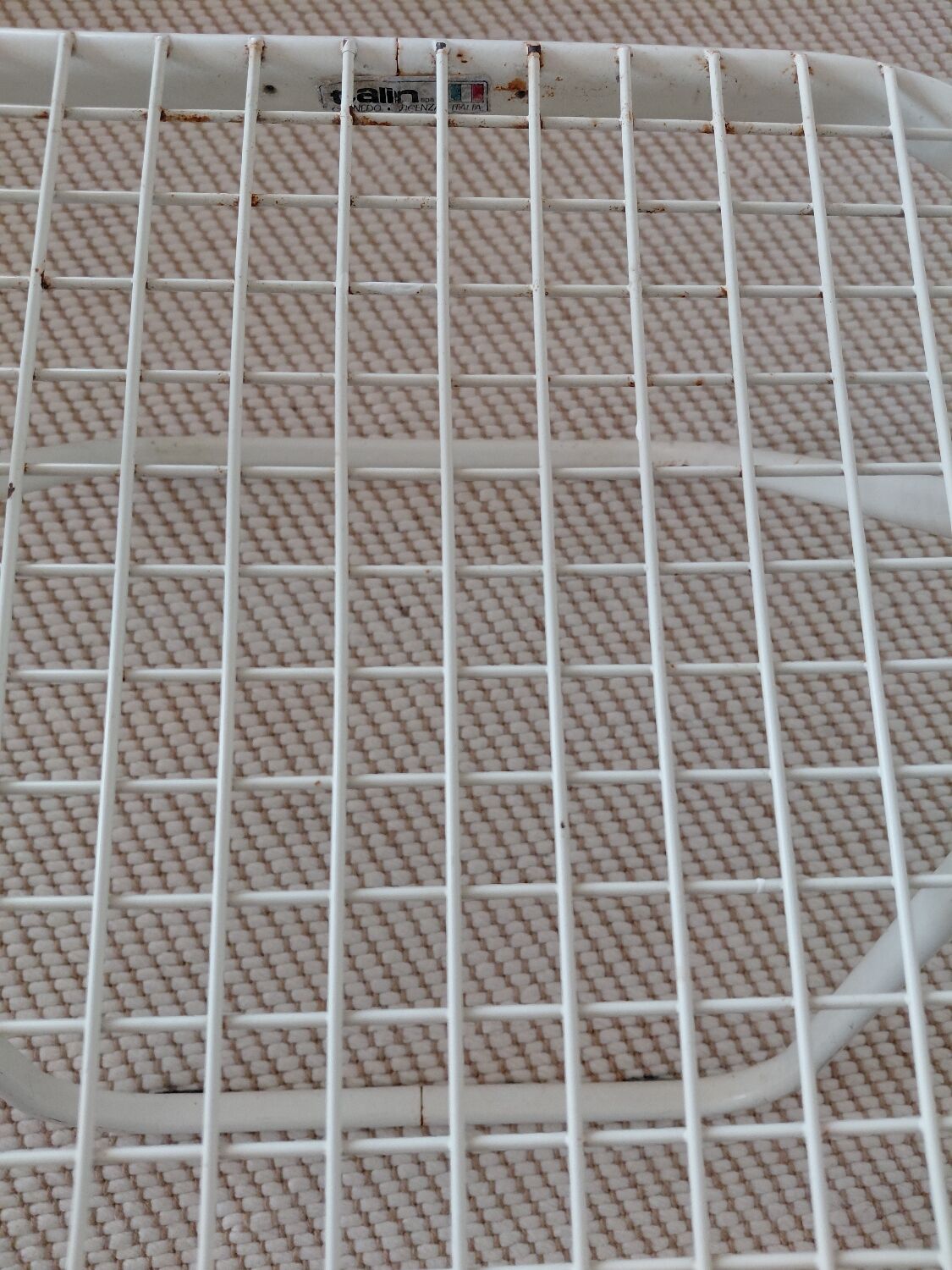 3 vintage folding chairs Talin design Italian 70s - mesh metal