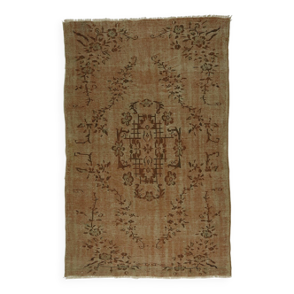 Tapis vintage turc tissé à la main unique en son genre - charme vintage rustique 259 x 164
