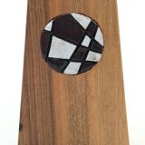 1960s Bookends | Set of 2 | Wood, Ceramic & Brass
