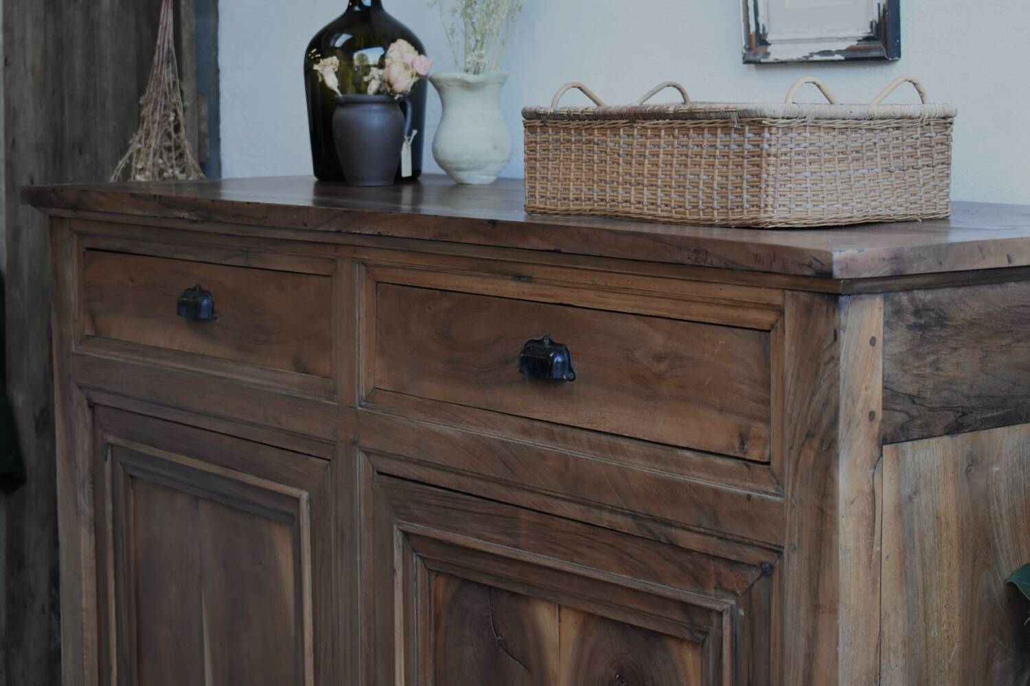 Buffet made of solid walnut