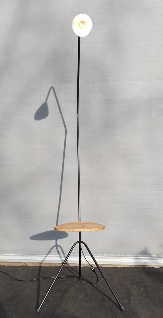 Tablet and white lampshade lamppost 1960