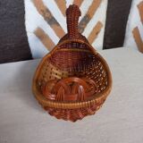 Basket basket empty pockets wicker duck