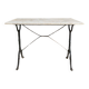 Bistro table in marble