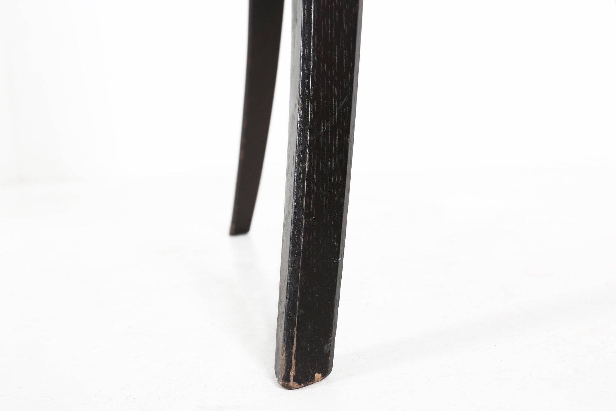 Table basse Tripot française vintage des années 1980, époque spatiale.