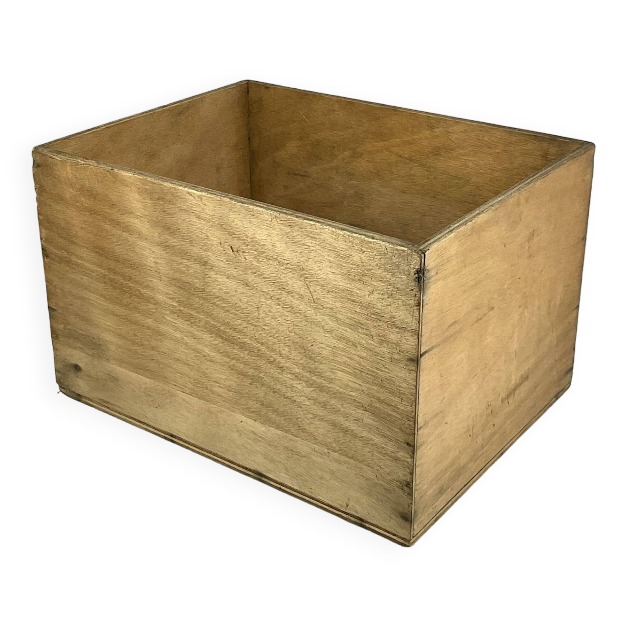 Old large wooden box