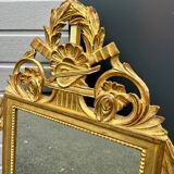 Antique Louis XVI style gilded mirror