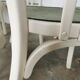 Set de 6 chaises bistrot blanches