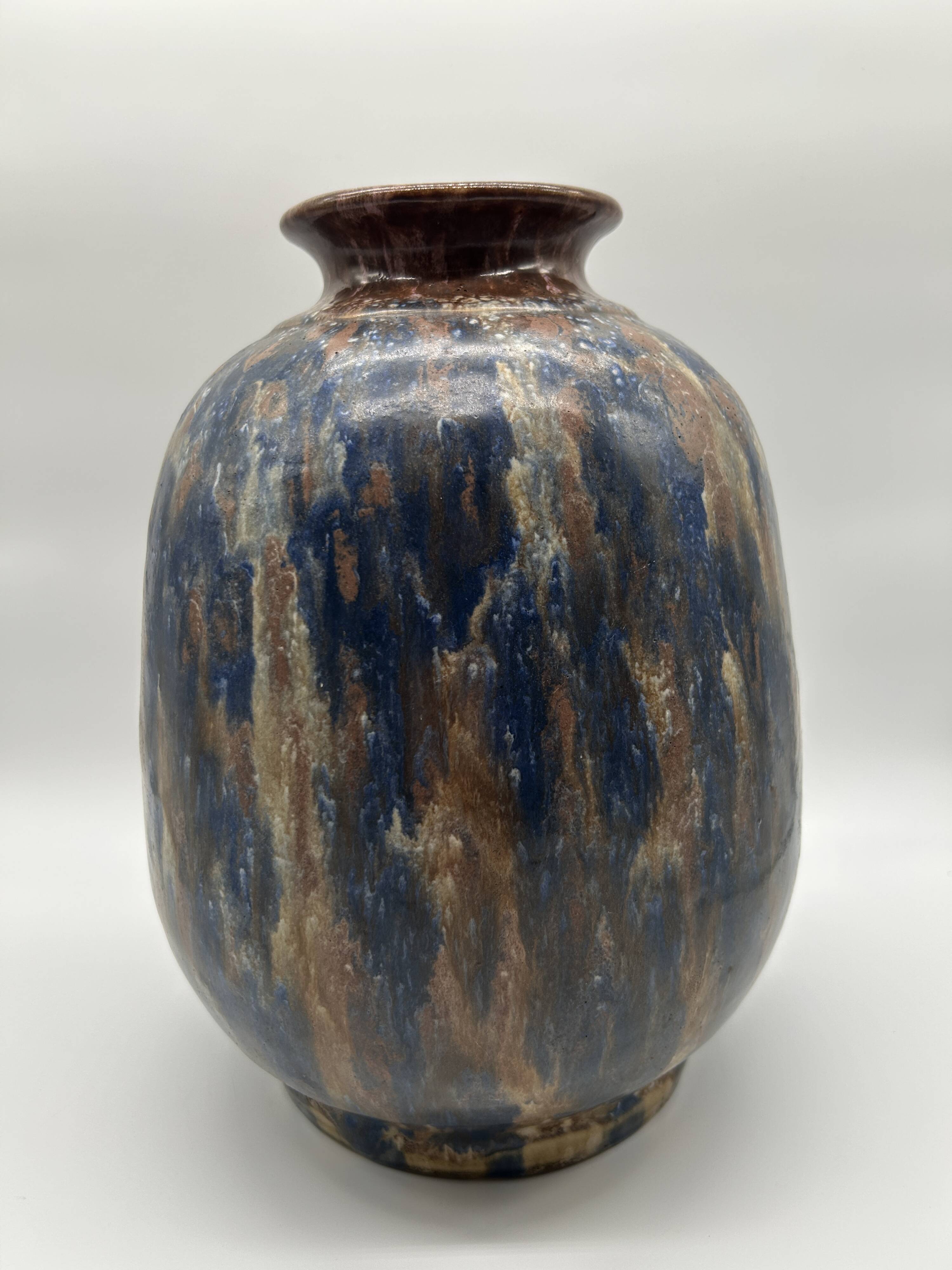 ART DECO vase in Bouffioulx stoneware