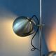 Mid-century vintage floor lamp Herda "Eyeball" in silver
