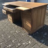 Bureau chêne massif deux caissons