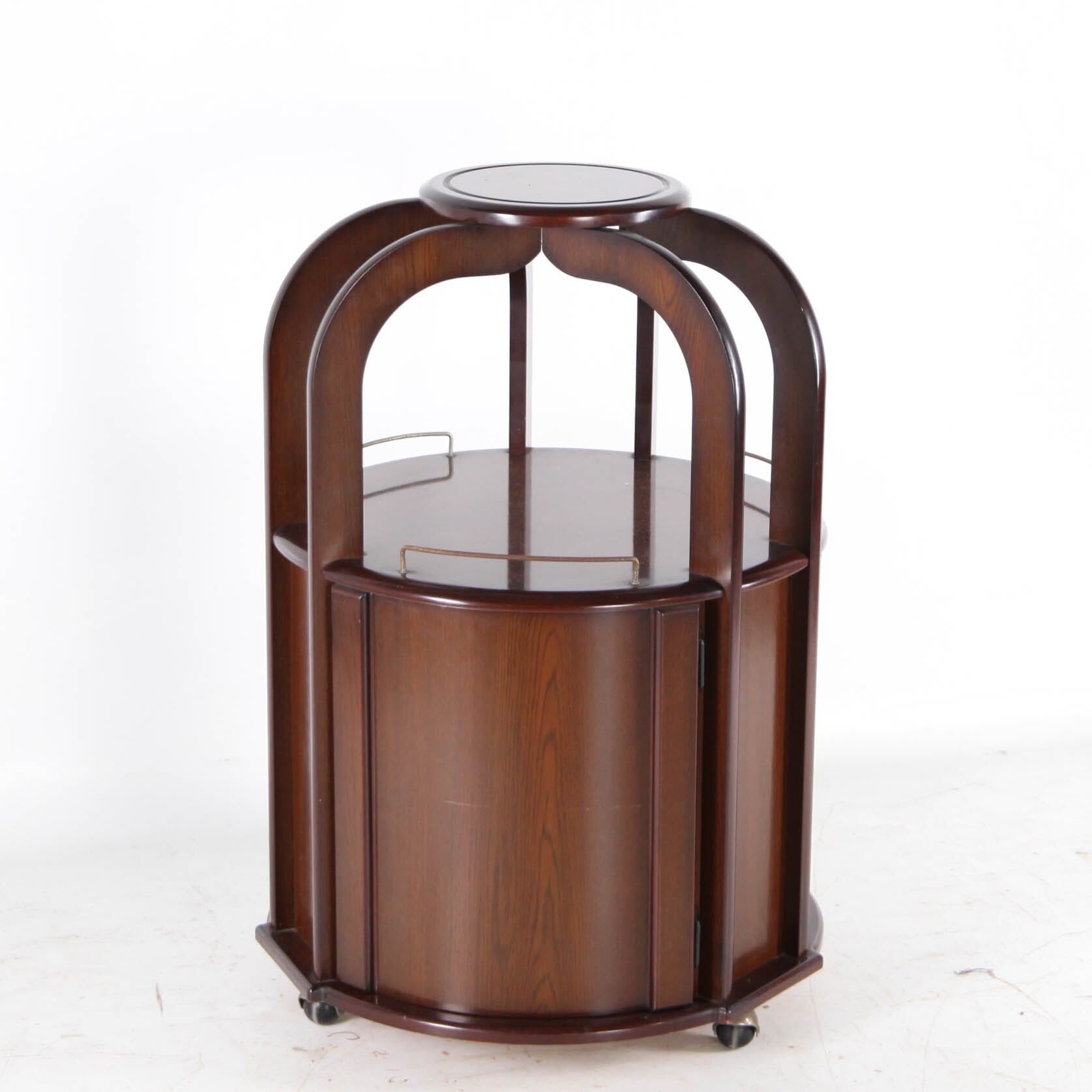 Mini bar en bois japonais