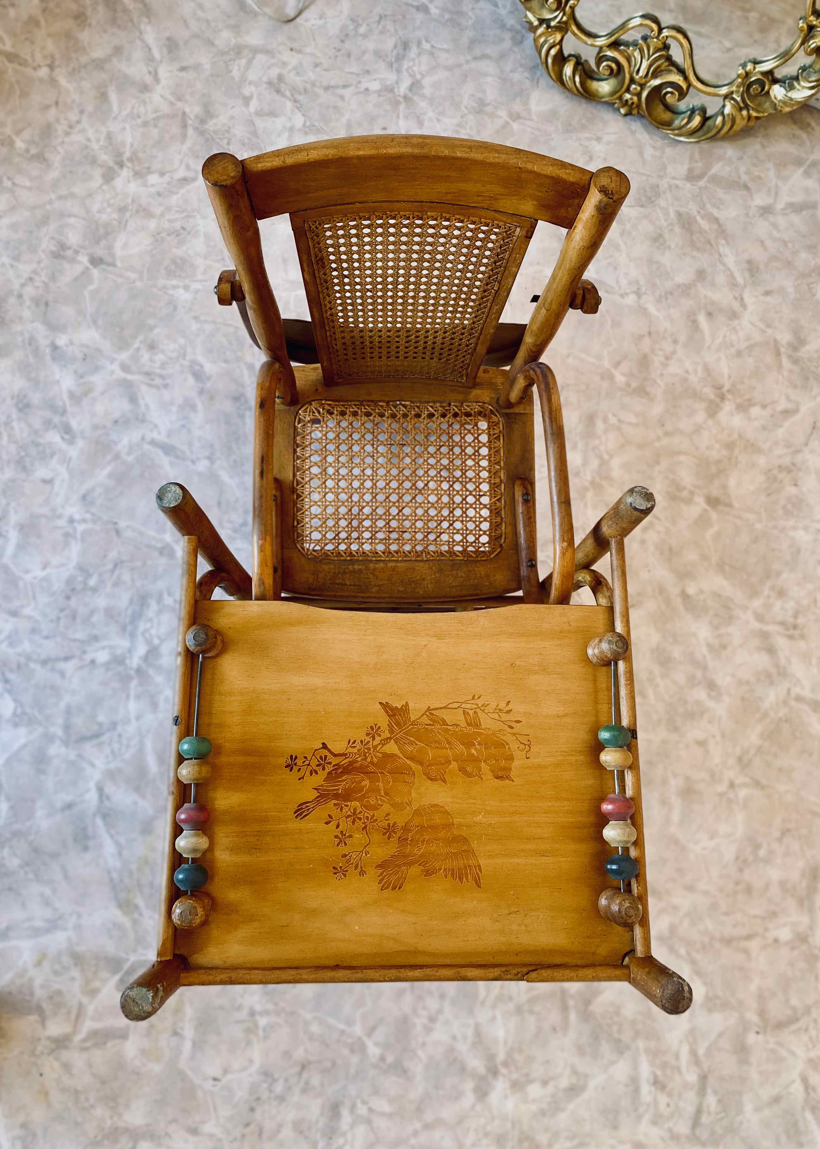 Vintage children's high chair