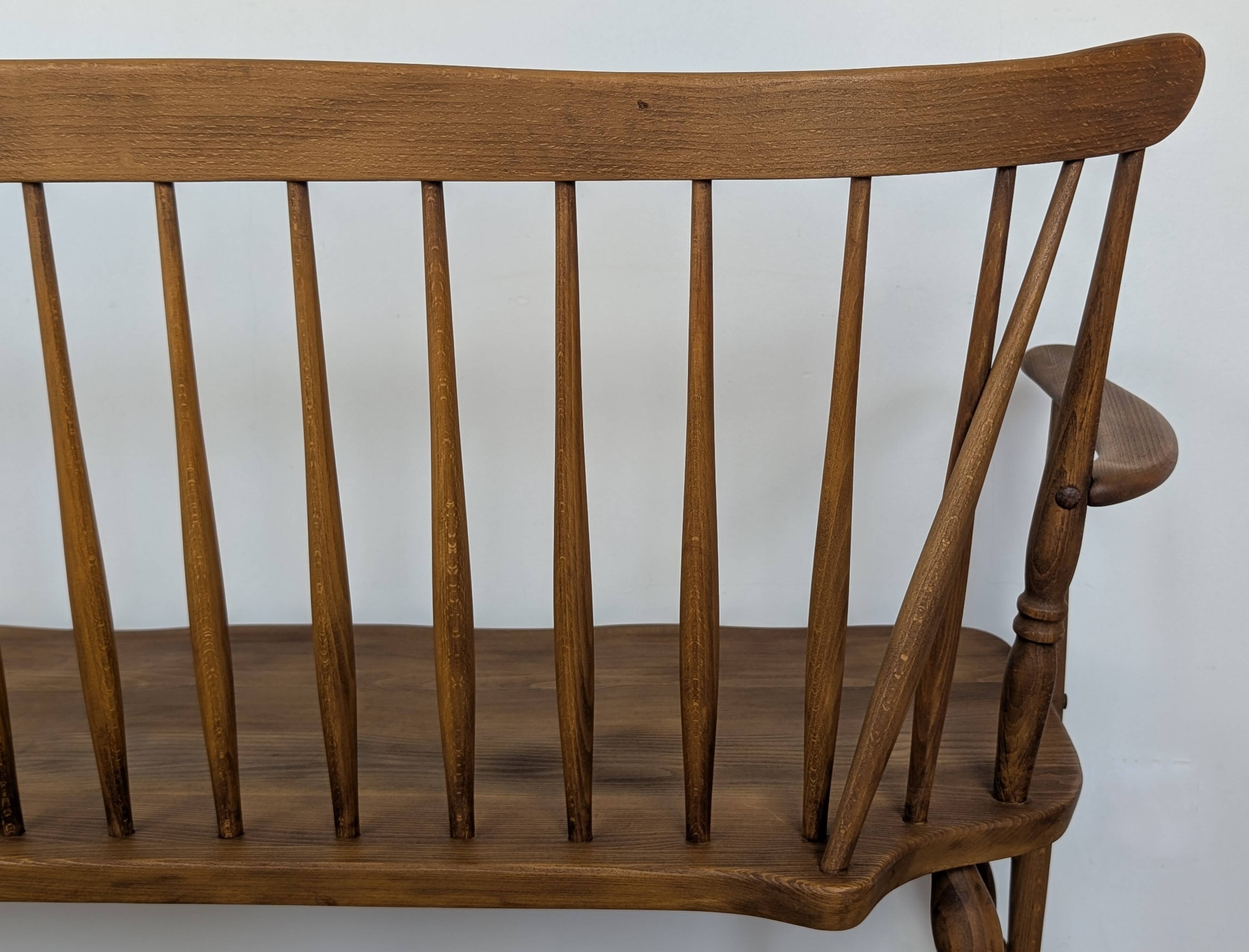 Bench, vintage bench in solid wood