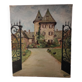 Oil painting on canvas