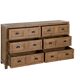 Commode en bois massif 6 tiroirs – campagne chic esprit meuble de métier