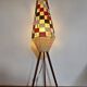 Rare lampe de sol fusée des années 60, trépied, Allemagne.