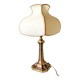 Vintage table lamp in gilded copper