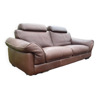 3-seater leather sofa - roche bobois