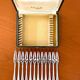 Christofle boréal, 12 snail forks, aperitif pick very good condition
