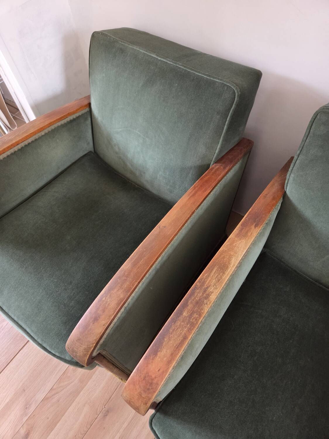 Paire de fauteuils Art Déco