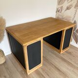 Large solid oak desk