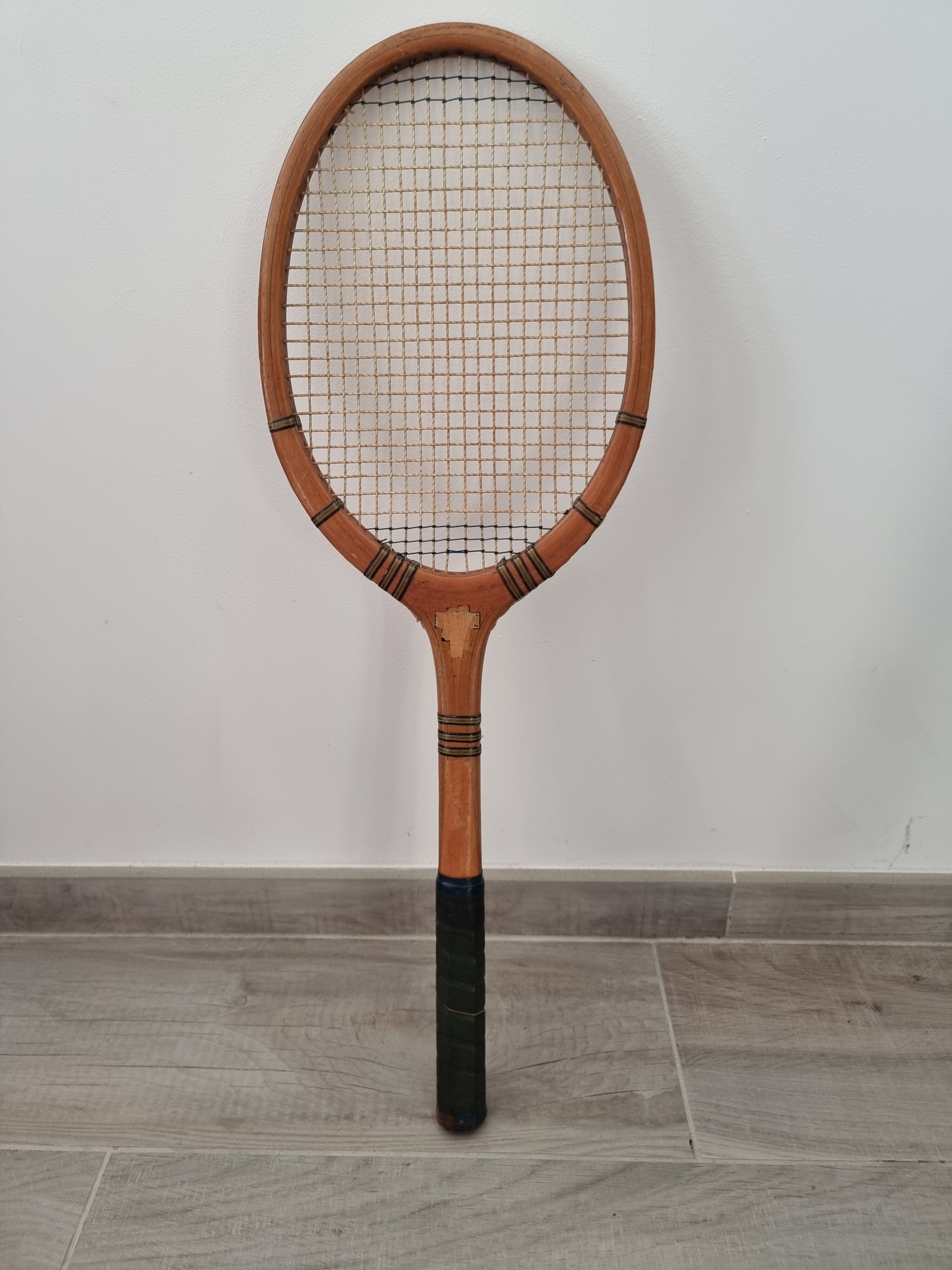 Raquette de tennis en bois, vintage