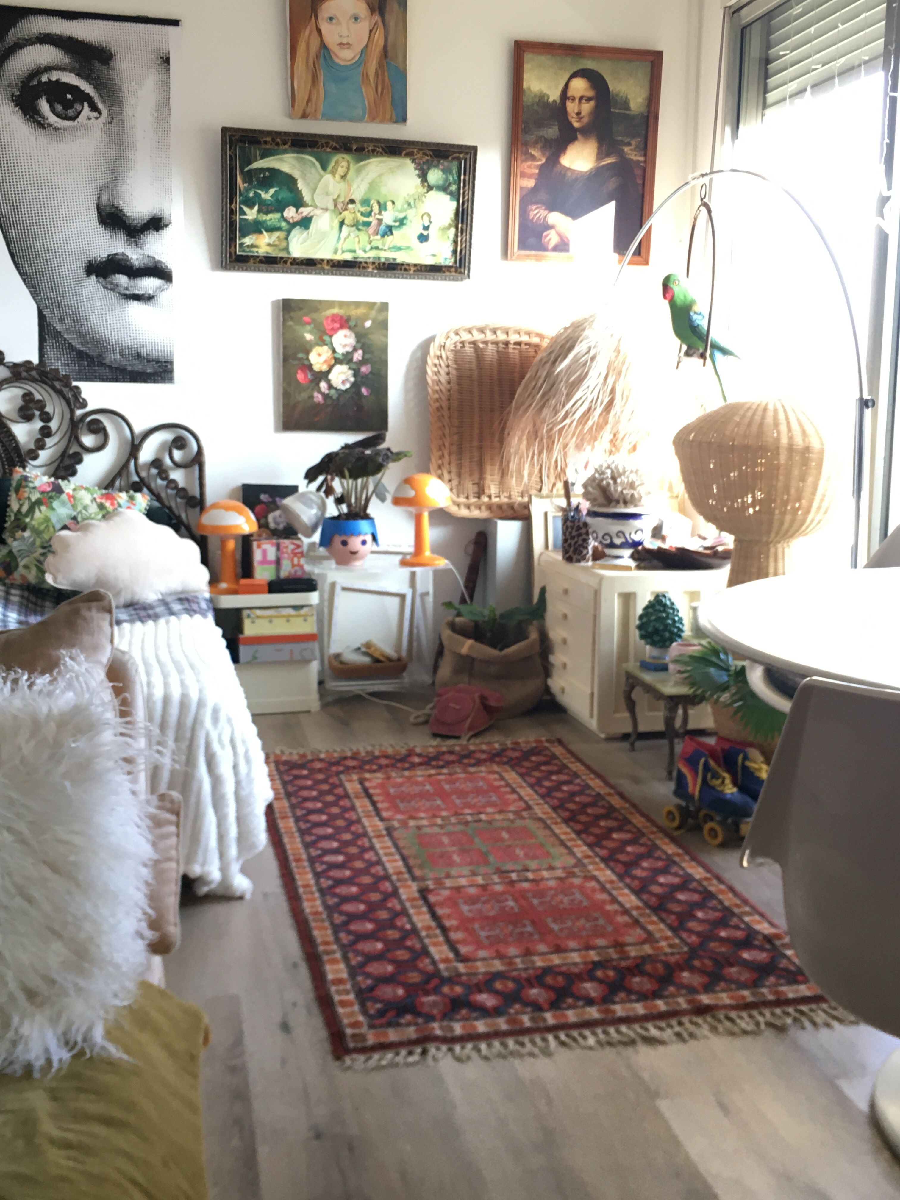 Oriental wool carpet 95x176cm