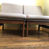 Pair of composable heaters - wooden base