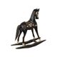 Vintage French Rocking Horse Seesaw Rocking Horse Wood 1970s