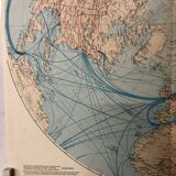 Map of the world map old communication in the northern hemisphere