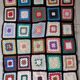 Granny plaid, sofa throw. Vintage