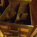 ﻿5-drawer filing cabinet ex army industrial furniture circa 1940