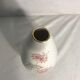 Former bavaria km white + drawing flowers 70s vintage porcelain vase