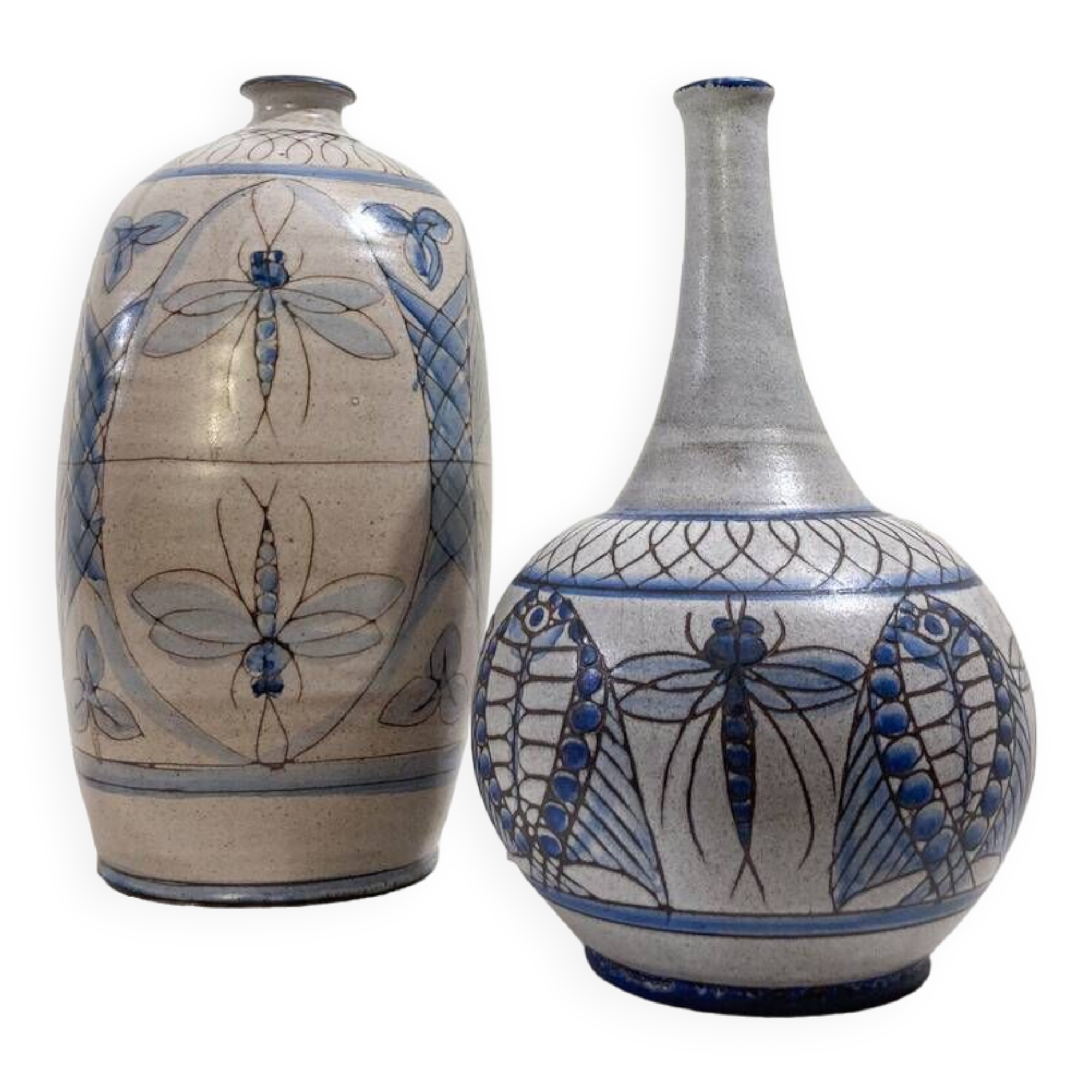 Mid-Century Modern Set of Ceramic Vases