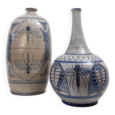 Mid-Century Modern Set of Ceramic Vases
