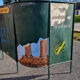 Public edicule made in sets for a former theater of Franche Comté
