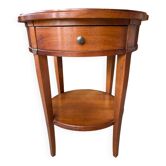Guéridon table d’appoint de forme ronde style Directoire